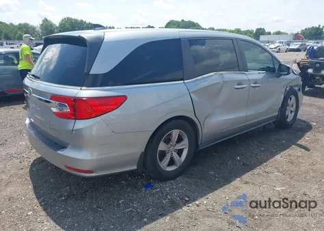 2018 Honda Odyssey Ex-L из США, поврежденный, VIN 5FNRL6H78JB098586